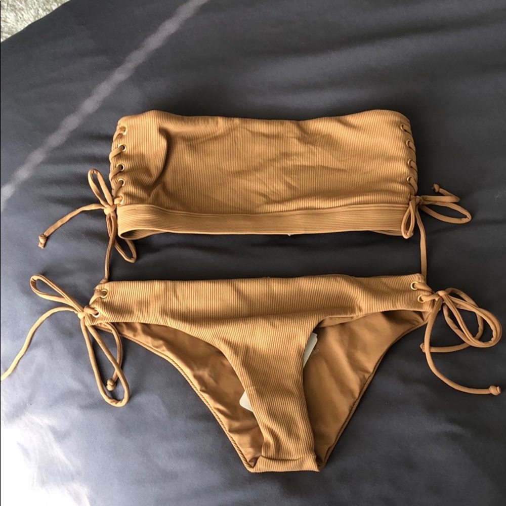 Lspace crystal top bestie bottoms bikini